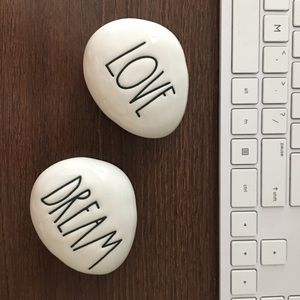 Rae Dunn paper weights
